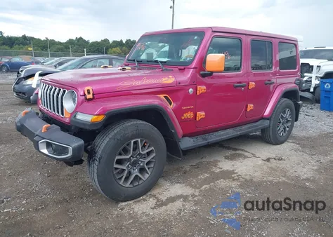 2024 Jeep Wrangler 4-Door Sahara 4X4 from USA, damaged, VIN 1C4PJXEG4RW330356